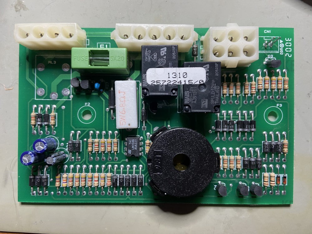Byte av diod och säkring, kretskort gräsklippare