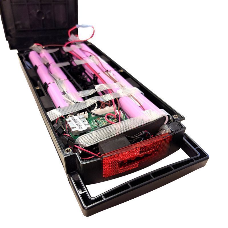 Fix av säsongens första Biltema elcykelbatteri