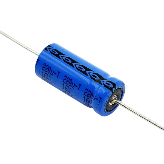Kondensatorer - Elektrolyt axiella