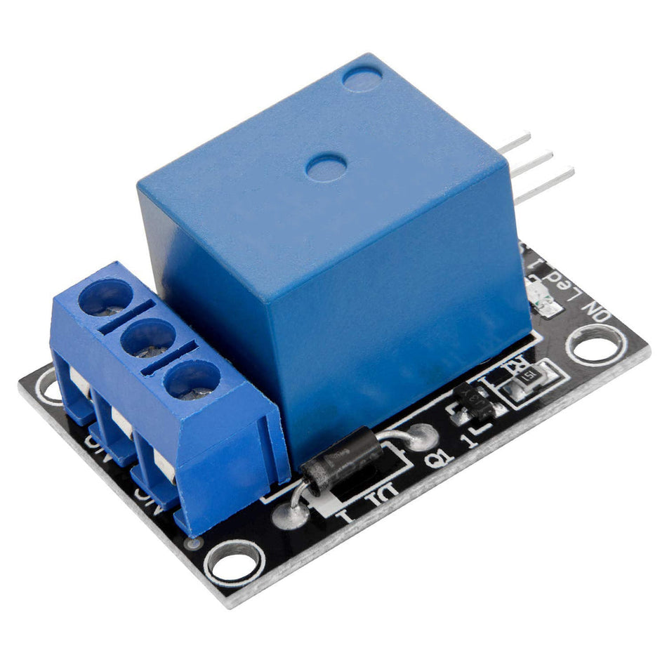 Relämodul 5V för Arduino/RPI (Vmax 30VDC/50VAC), singel