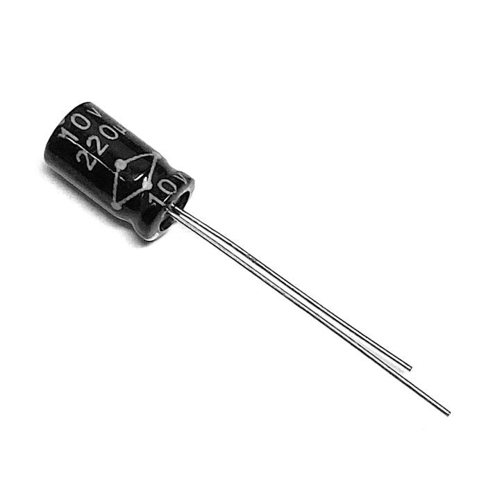 Kondensator 220uF 10V 85C 11x6.3mm, elektrolyt MCGPR10V227M6.3X11