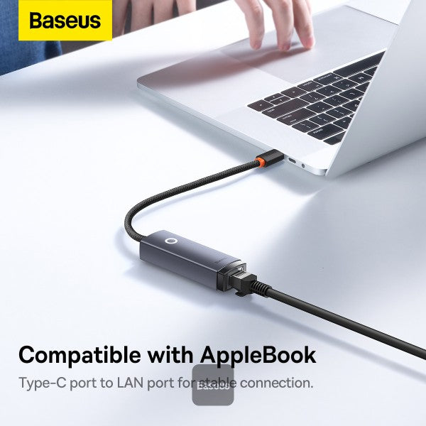 Lite Series USB-C till RJ45 Ethernet-adapter, 100 Mbps