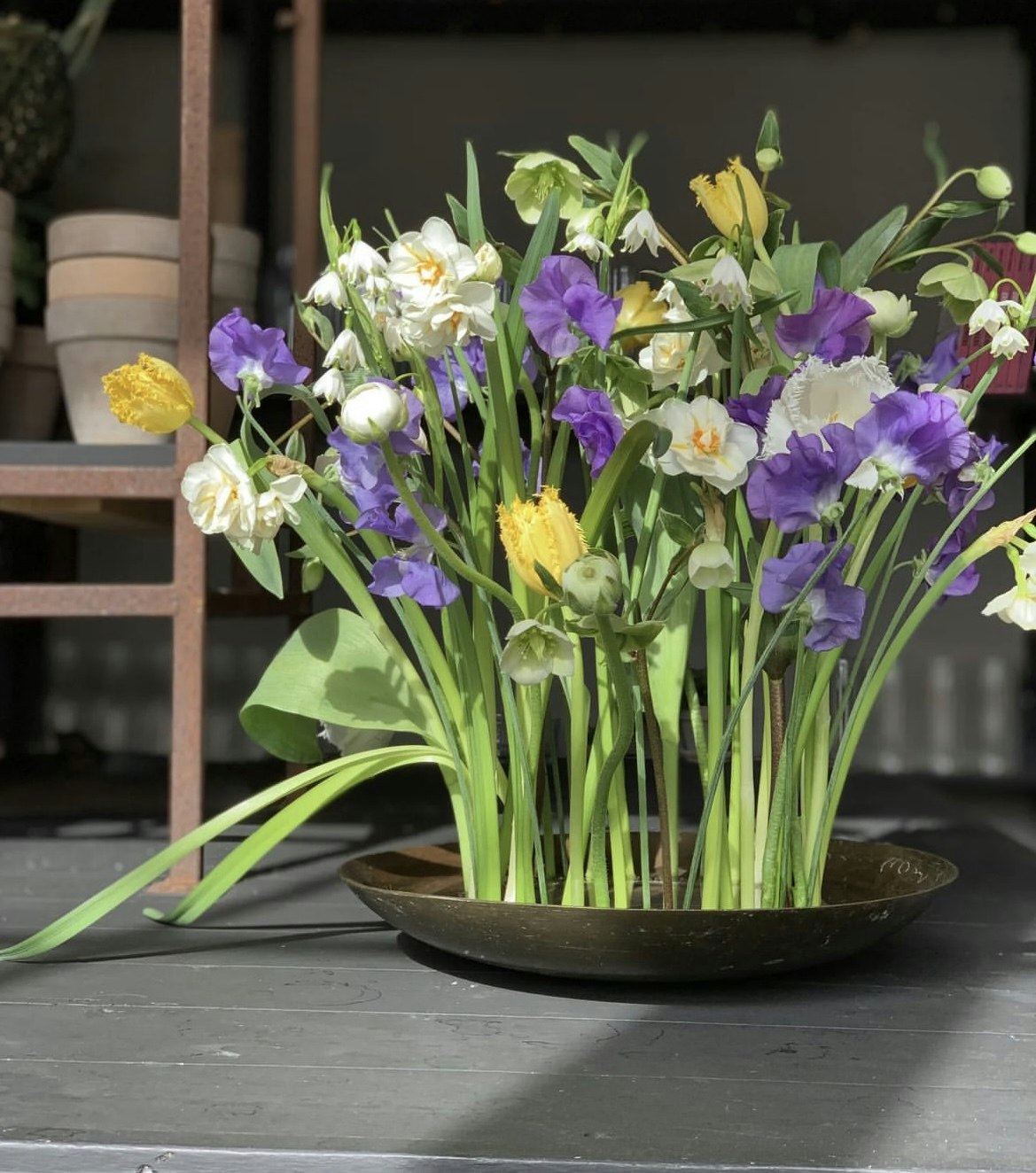 Hanataba Blomsterfakir ring 120 mm – kenzan för blomsterarrangemang