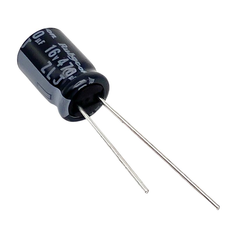 Kondensator 470uF 16V 105°C 11.5x8mm, elektrolyt 16ZLJ470M8X11.5