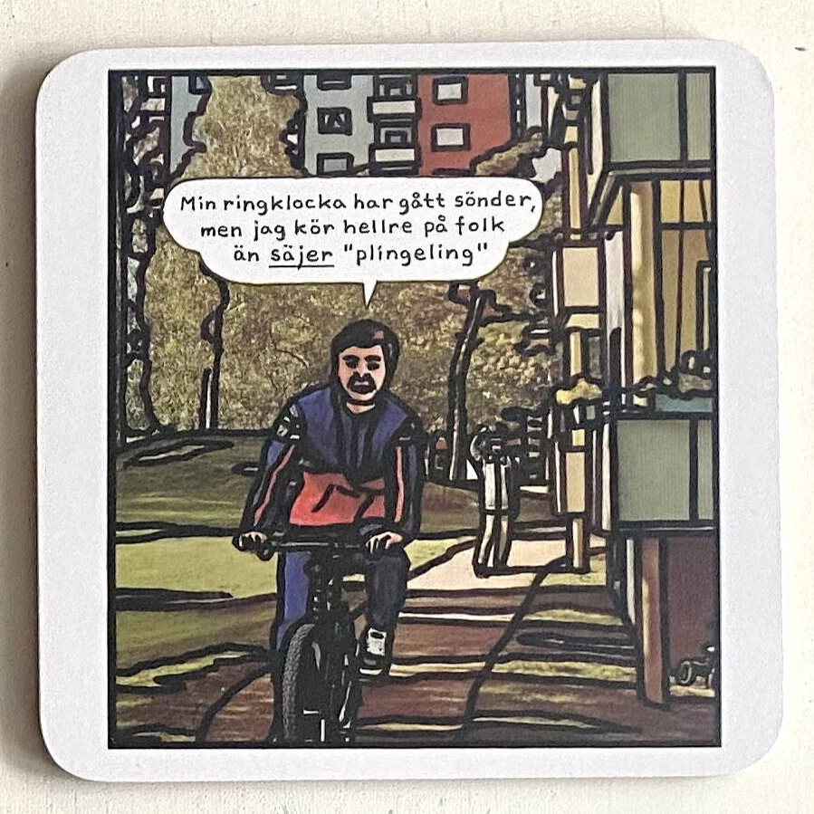 Glasunderlägg Jan Stenmark, 6-pack