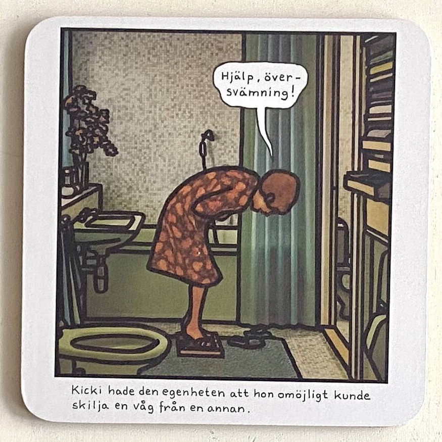 Glasunderlägg Jan Stenmark, 6-pack