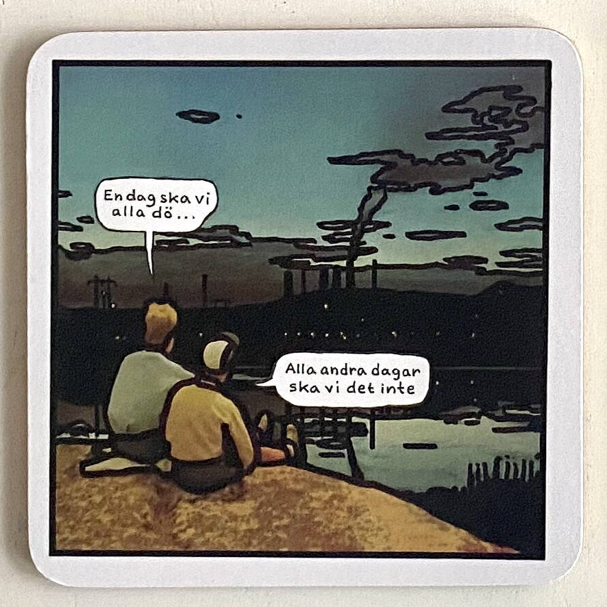 Glasunderlägg Jan Stenmark, 6-pack