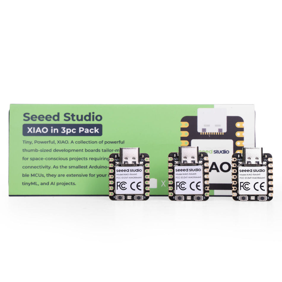 3-pack XIAO RA4M1 utvecklingskort ARM Cortex-M4 32-bit, Seeed
