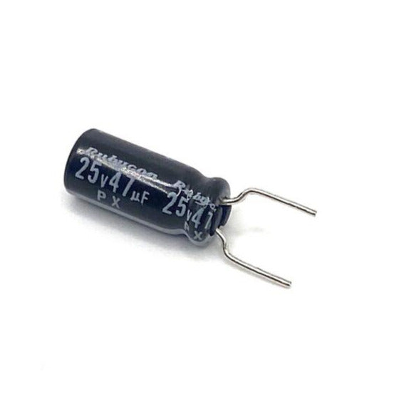 Kondensator 47uF 25V 105C 11x5mm, elektrolyt 25PX47MEFCFA5X11