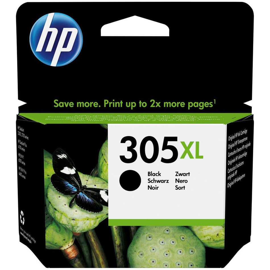 HP 305XL Bläckpatron, Svart