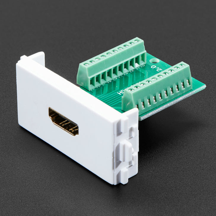 Panelmonterad HDMI-hona till 20-poligt skruvterminalblock Adafruit 3120