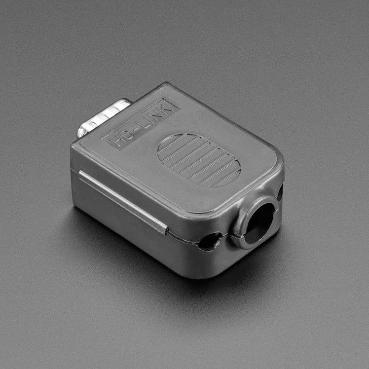 DE-9 (DB9)-adapter hane till 9-poligt skruvterminalblock med kapsling Adafruit 3123