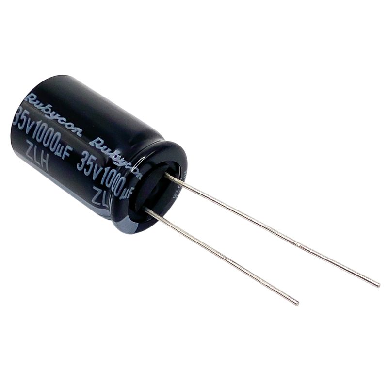 Kondensator 1000uF 35V 105°C 20x12.5mm, elektrolyt 35ZLH1000MEFC12.5X20