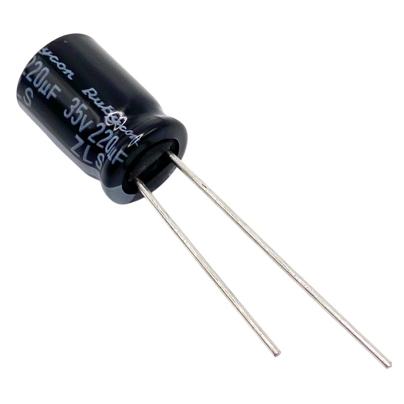 Kondensator 220uF 35V 105°C 11.5x8mm, elektrolyt 35ZLS220MEFC8X11.5