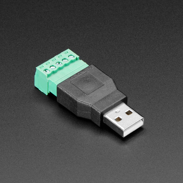 USB-A-adapter hane till 5-poligt skruvterminalblock Adafruit 3628