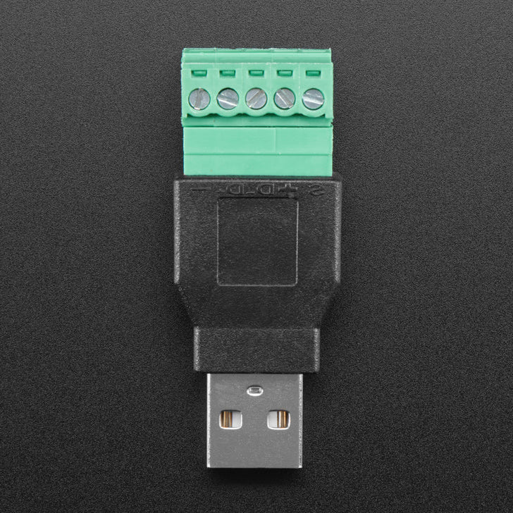 USB-A-adapter hane till 5-poligt skruvterminalblock Adafruit 3628