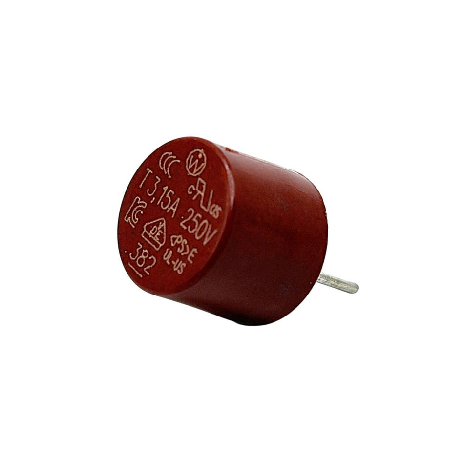 382 TR5 SMD Säkring T3.15A 250VAC trög radial Ø8.5x8mm, 38213150410