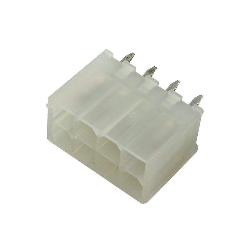 Kapslad stiftlist 8-pol 4,20mm vertikal THT Molex Mini-Fit Jr 5566 0039281083