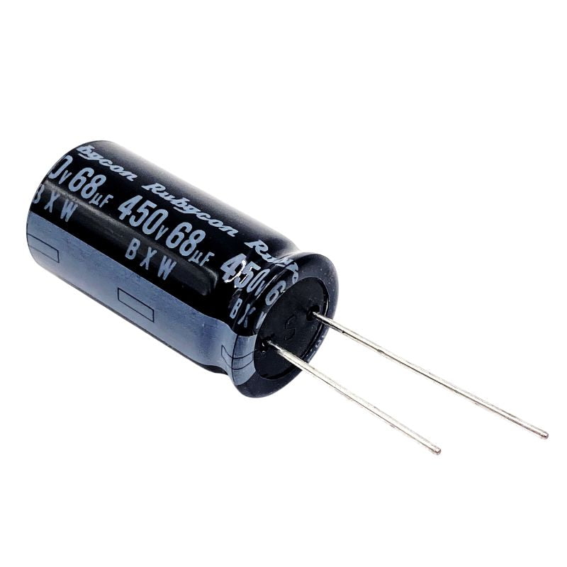 Kondensator 68uF 450V 105C 30x16mm, elektrolyt 450BXW68MEFR16X30