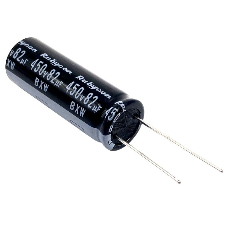 Kondensator 82uF 450V 105C 40x14.5mm, elektrolyt 450BXW82MEFR14.5X40