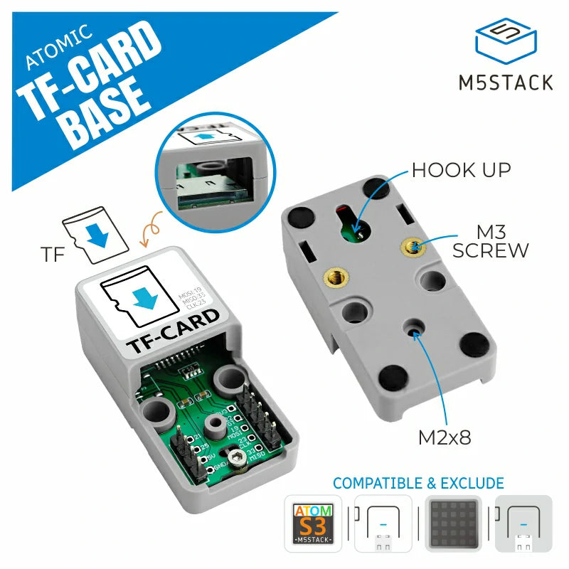 M5Stack A135 - Atomic TF-kort (MicroSD) för ATOM-serien