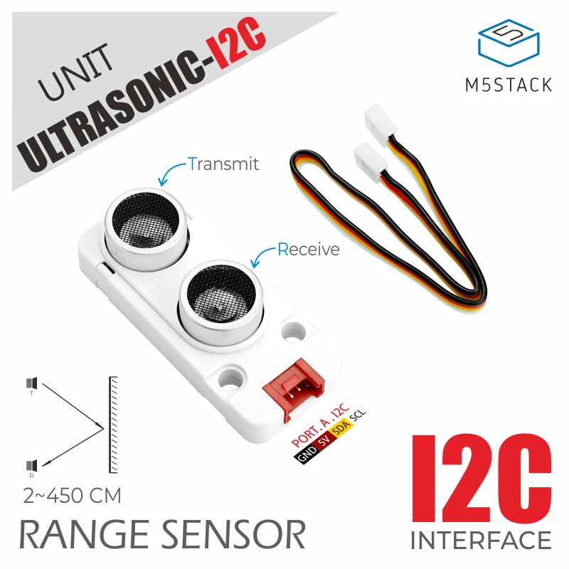 M5Stack U098-B1 - Distanssensor (RCWL-9620), GROVE-kontakt