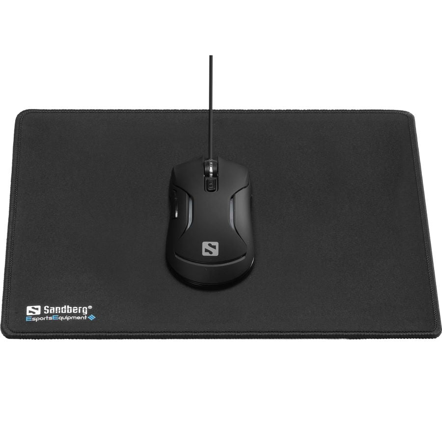 Sandberg Gamingmusmatta 32x24cm, svart
