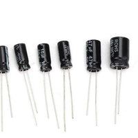 Lösa kondensatorer 16V 22-470uF, styckpris elektrolyt