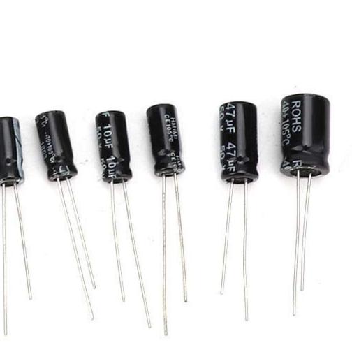Lösa kondensatorer 16V 22-470uF, styckpris elektrolyt