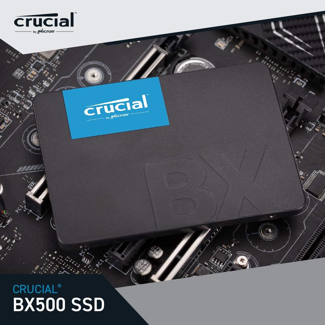 Crucial BX500 SSD Hårddisk, 1TB