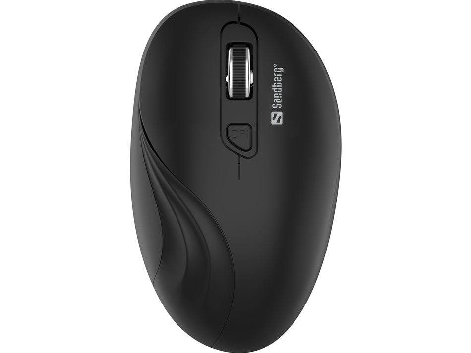 Trådlös mus 2.4 GHz 1600 DPI USB-A nano, Sandberg