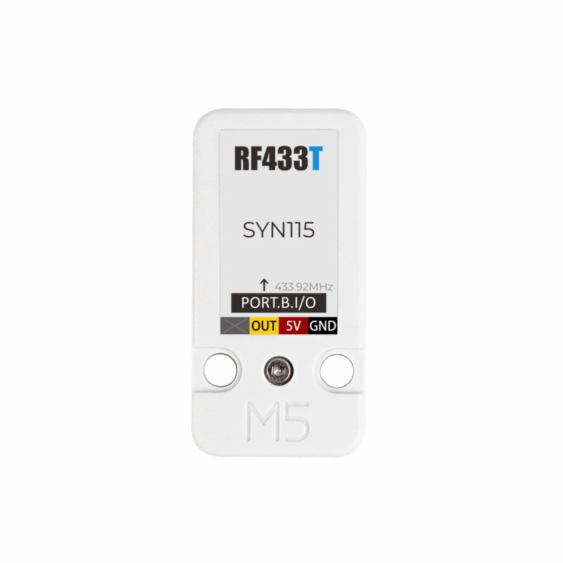 M5Stack U114 - RF 433MHz Sändare (SYN115), GROVE-kontakt RF433T