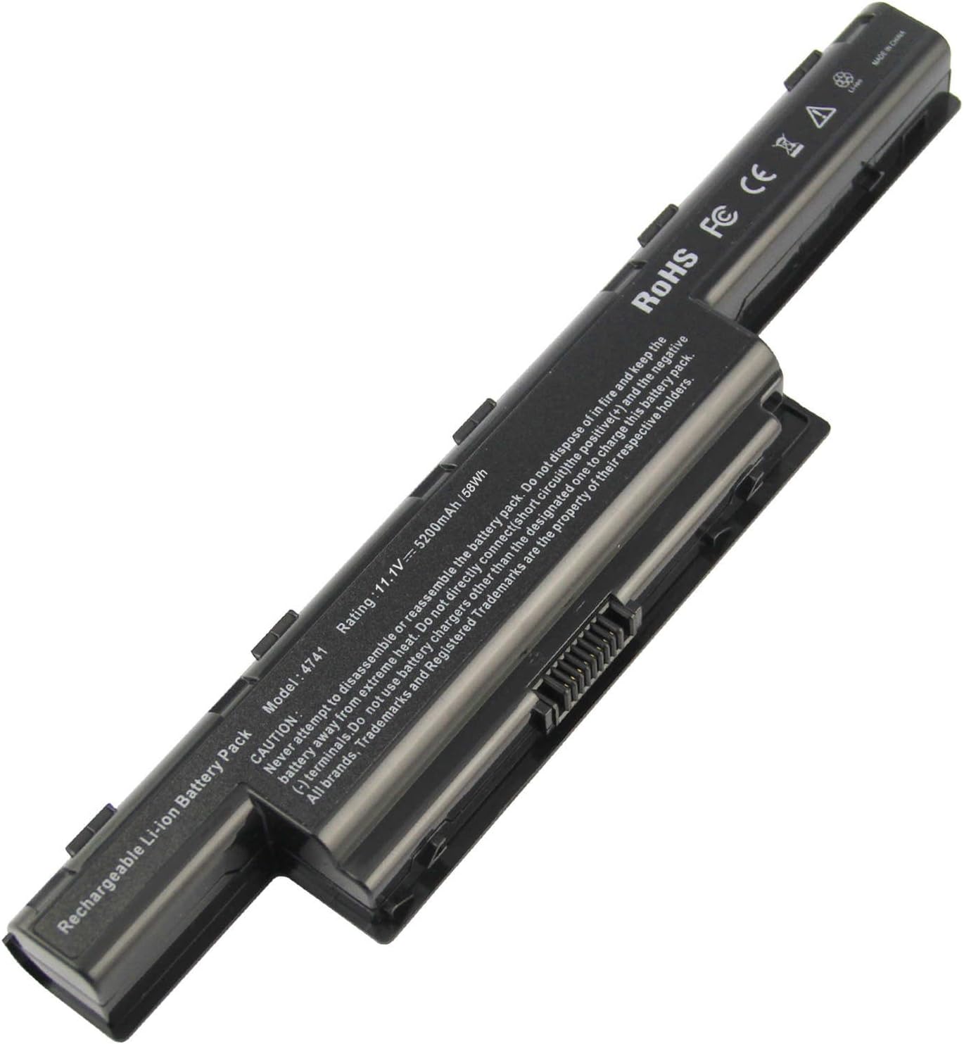 Laptop batteri för Acer Aspire 4552 4560 4741 4738 4739 4560, 5200mAh flera modeller