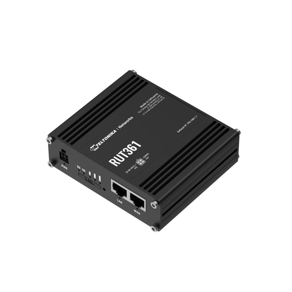 Teltonika RUT361 industriell 4G LTE Cat 6 router WiFi