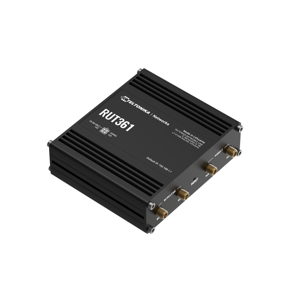 Teltonika RUT361 industriell 4G LTE Cat 6 router WiFi