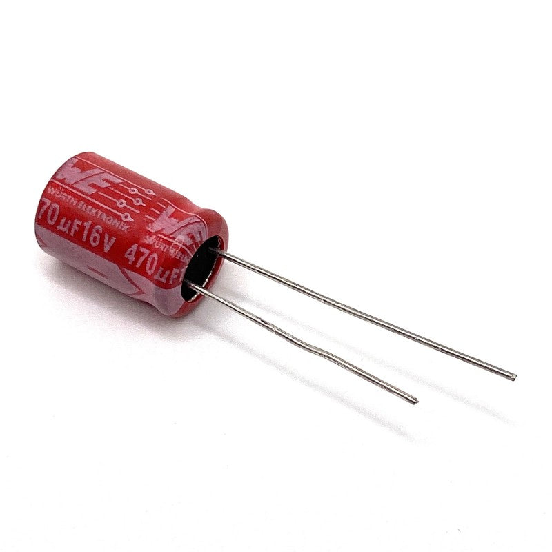 Kondensator 470uF 16V 105C 11.5x10mm, elektrolyt 860020374012