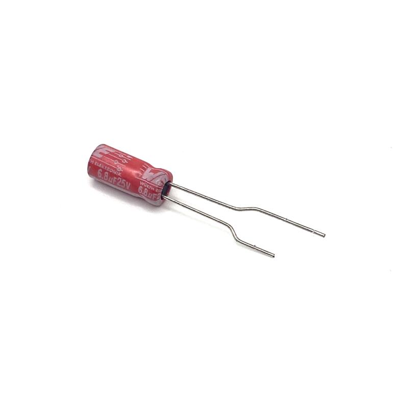 Kondensator 6.8uF 25V 105C 11x5mm, elektrolyt 860020472002