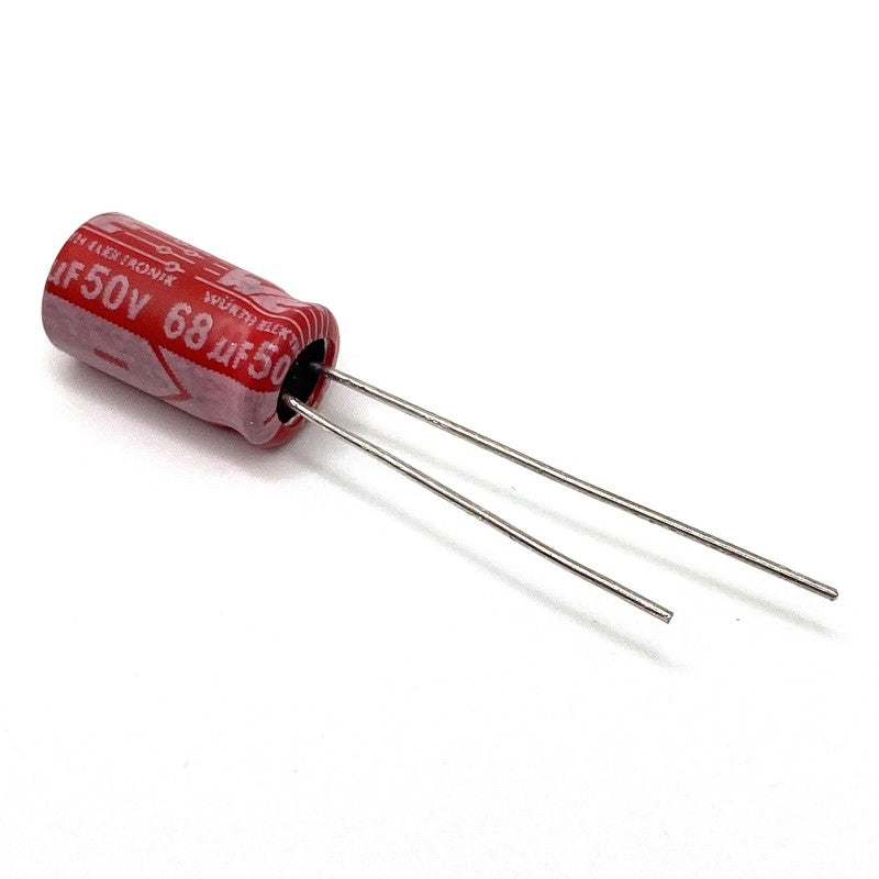 Kondensator 68uF 50V 105C 11x6.3mm, elektrolyt 860020673014