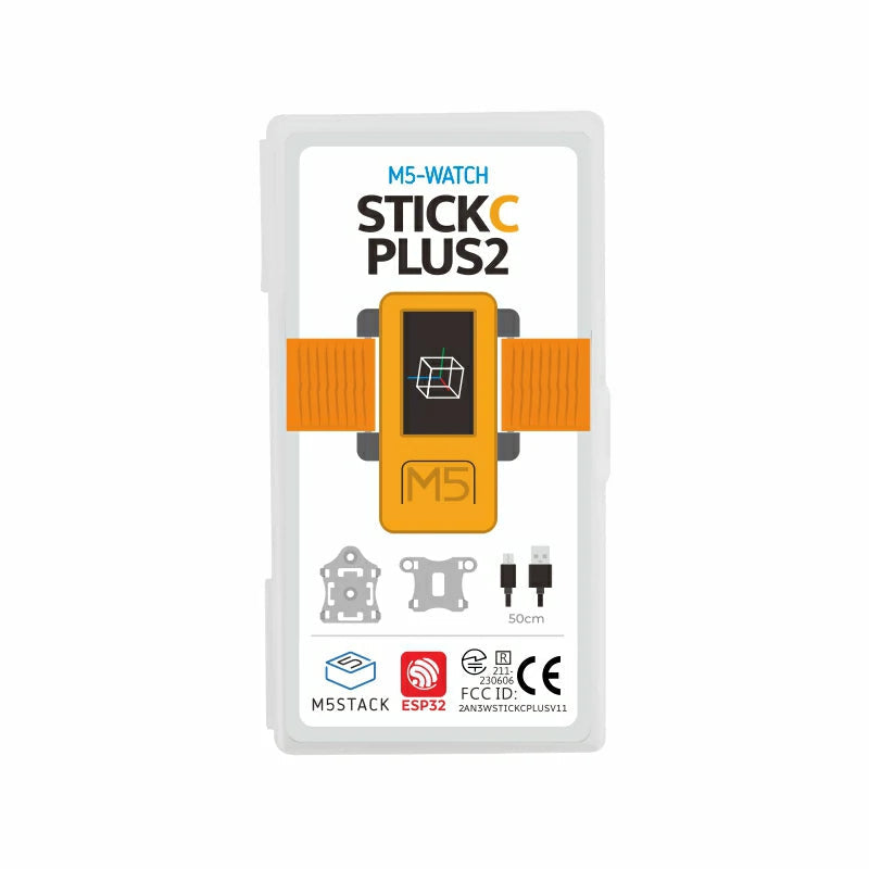 M5StickC Plus2 med fästen Dev Kit, Programmerbar Kontroller