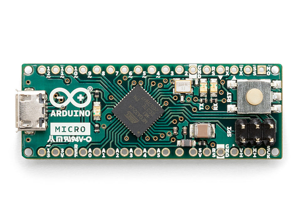 Arduino Micro, utan header pins