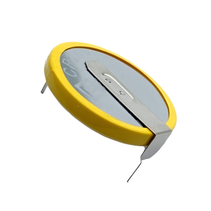 Batteri CR2032 3V 240mAh 20x3.2mm med två lödflikar PCB, litium CR2032-VBY2