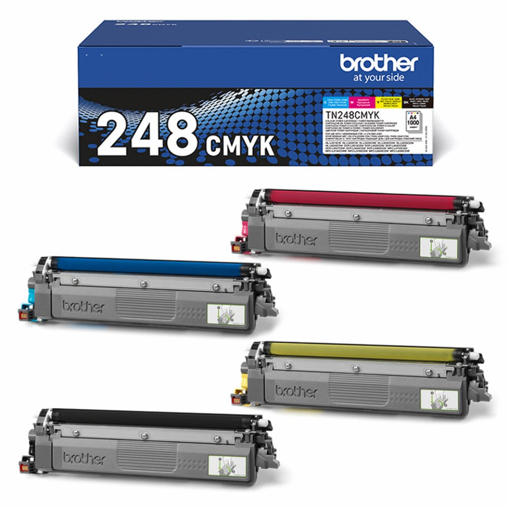 Brother TN-248/TN-248XL Toner för MFC-L3760CDW med flera