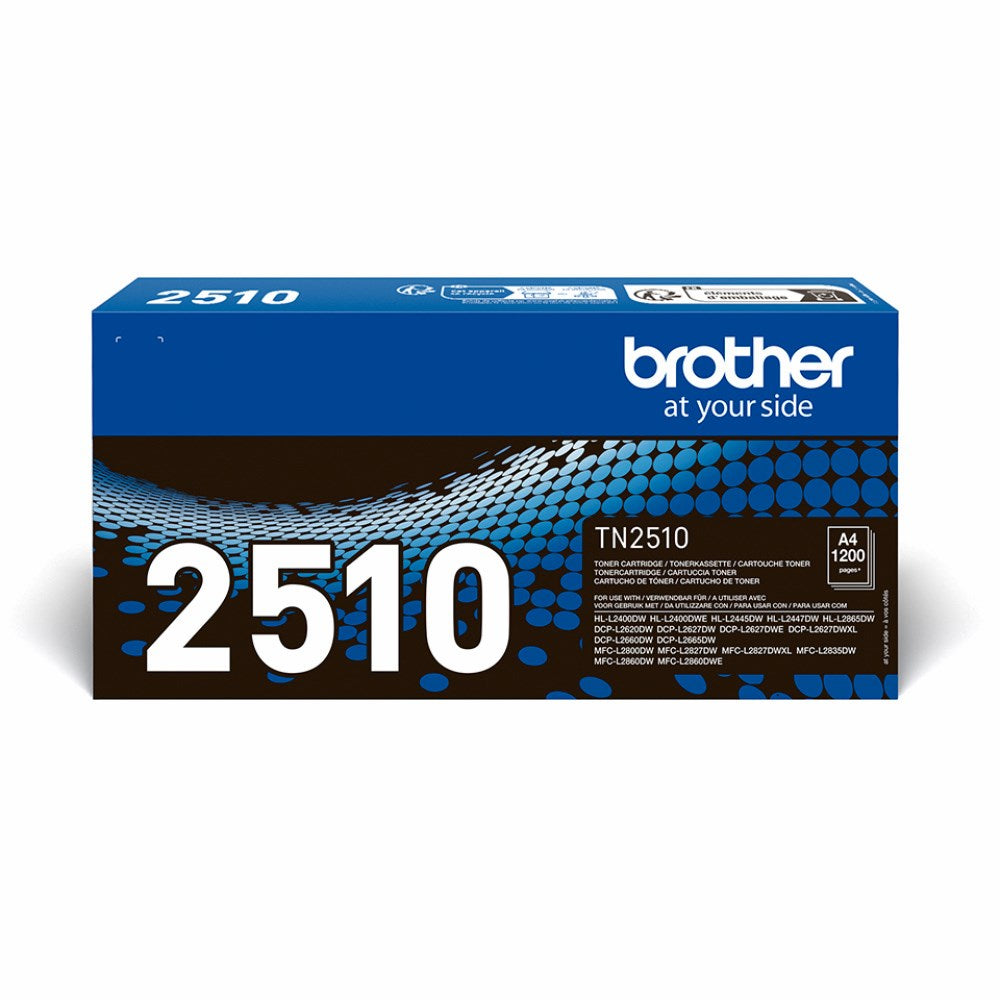 Brother TN-2510/TN-2510XL/TN-2510XXL för MFC-L2800DW med flera