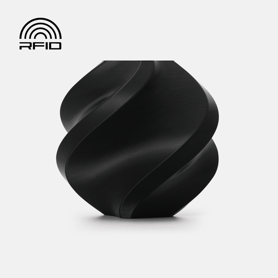 Bambu Lab PETG Basic Black 1 kg - filament med spole & RFID