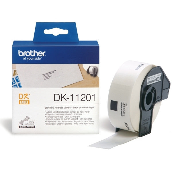 DK-11201 29x90mm rulle till Brother QL-xx0 etikettskrivare
