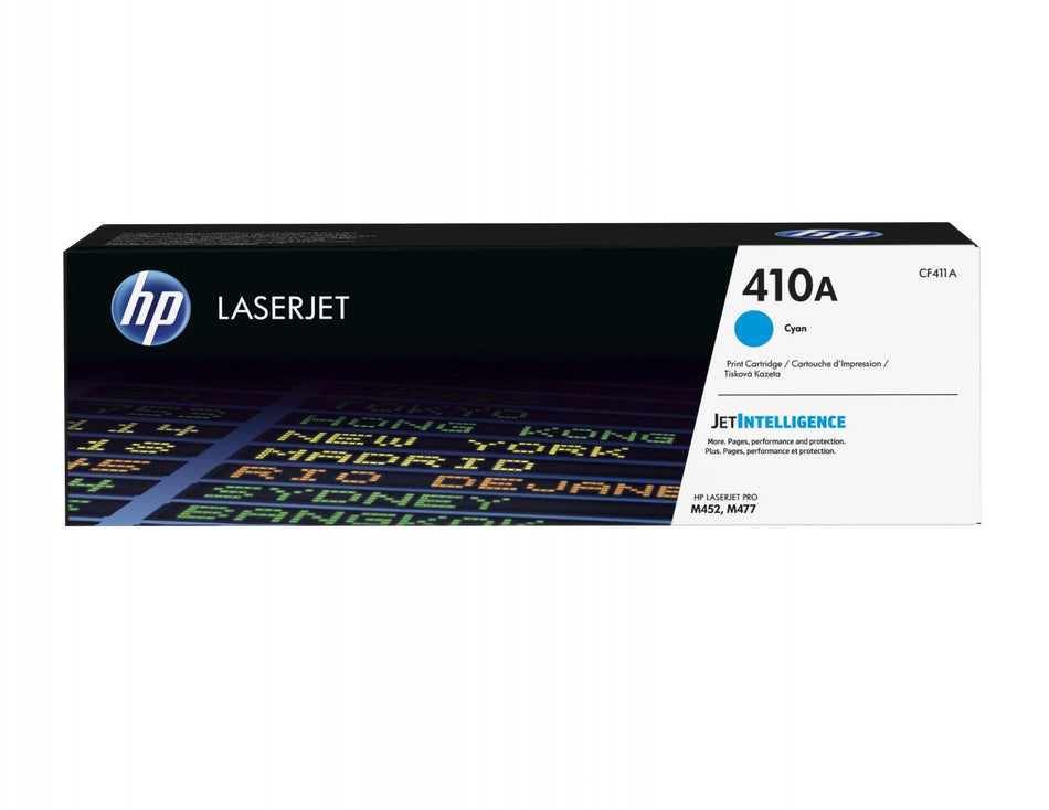 B-VARA - Toner HP CF411A 410A Cyan 2300 sidor för LaserJet Pro M452/M477 m.fl (original)