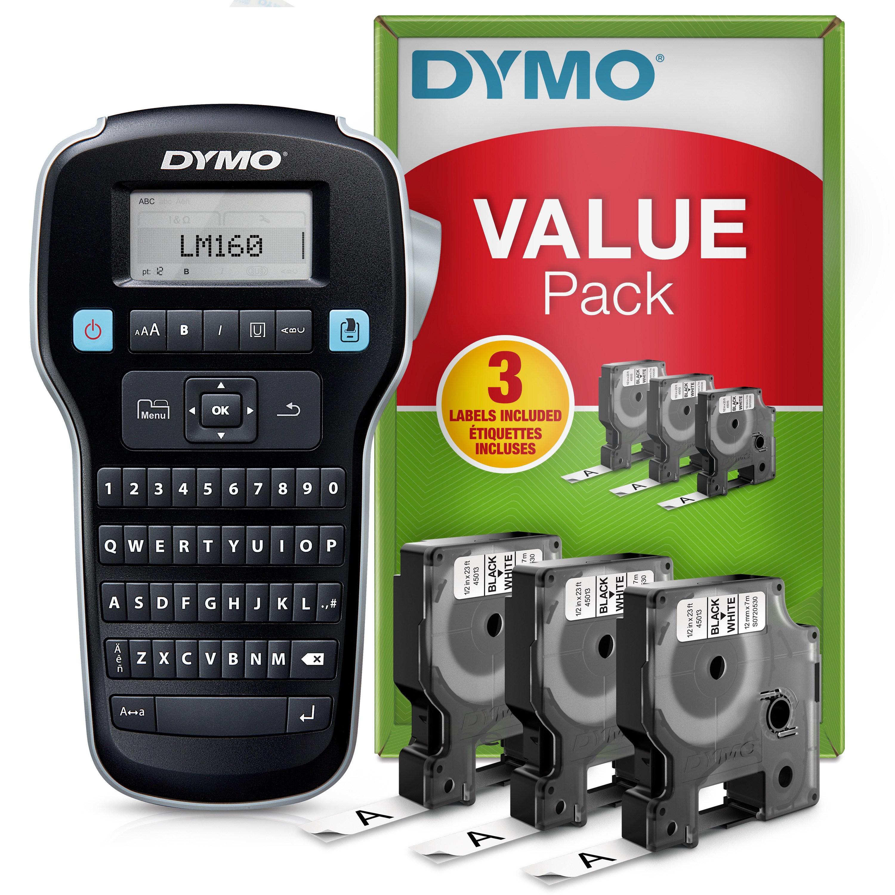 Dymo LabelManager 160 valuepack inkl 3x12mm tape