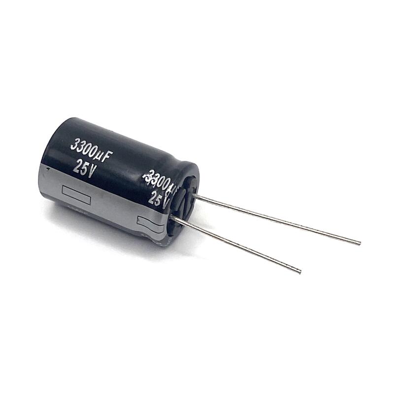 Kondensator 3300uF 25V 105C 25x16mm, elektrolyt ECA1EHG332