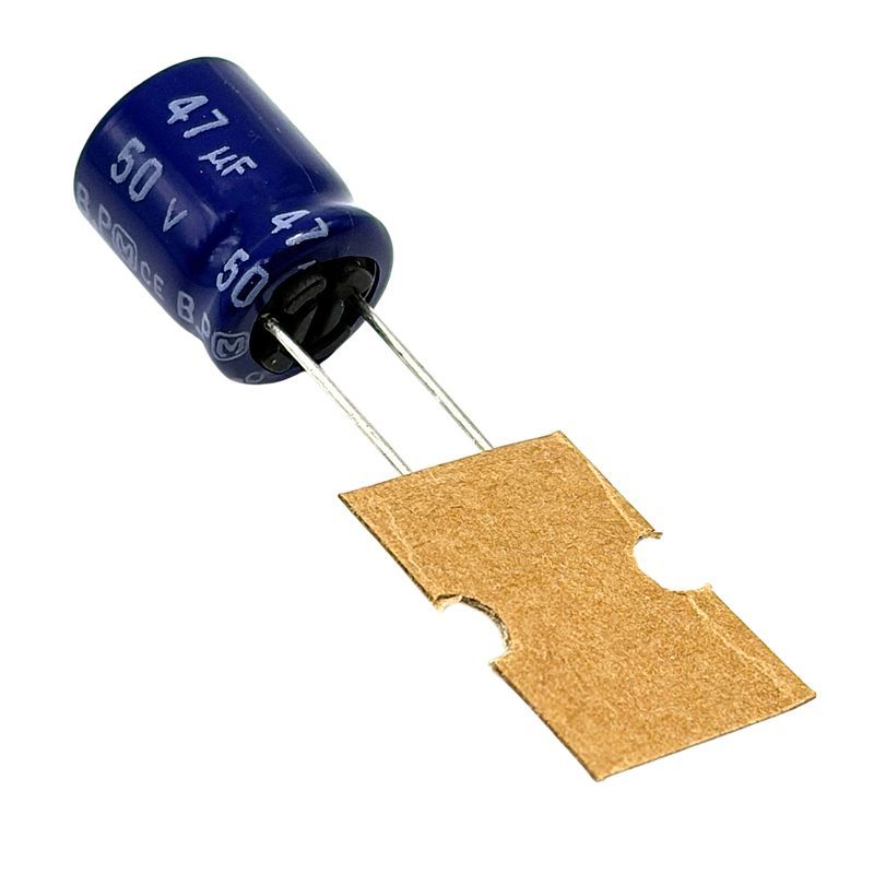 Kondensator 47uF 50V 85°C 12.5x10mm RM5mm, bi-polär elektrolyt ECE-A1HN470UB