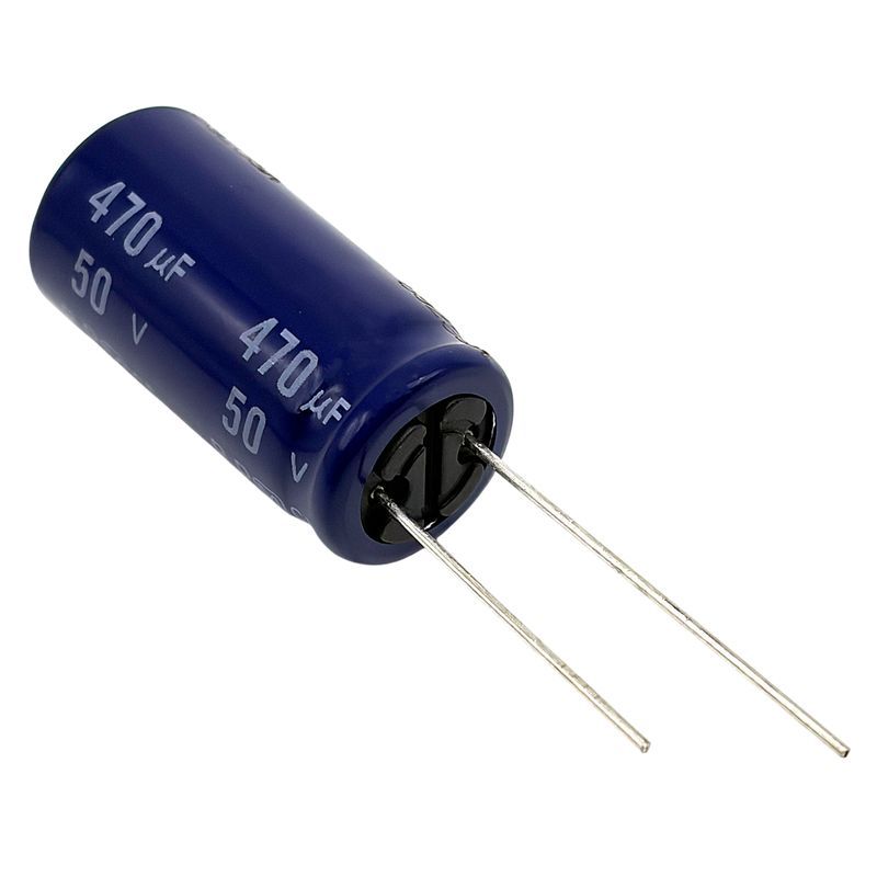 Kondensator 470uF 50V 85°C 31.5x16mm RM7.5mm, bi-polär elektrolyt ECE-A1HN471U